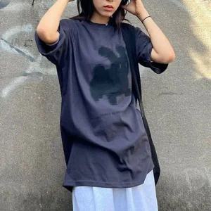 [하프클럽/]래빗 하프티 데일리 탑하프슬리브 S/S 우먼 루즈핏 오버핏