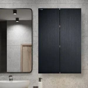 HL500A 600x800 블랙욕실장 욕실수건장 화장실수납장 욕실수건장 화장실수납장 화장실수건장