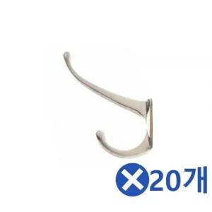 나사형 벽걸이 후크x20개 벽걸이행거 벽옷걸이 벽후크 다용도걸이 다용도후크 벽행거