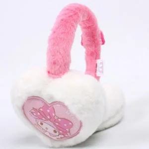 ( )마이멜로디 글리터 하트 접이식 귀마개 어린이 겨울 방한용품