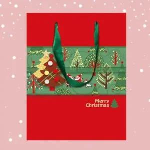 ( )크리스마스 트리산타 포장 쇼핑백 10개 1세트 성탄절