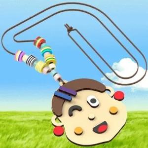 ( )얼굴 직접 목걸이 나무 DIY 만드는 유아과학교구 크리스마스