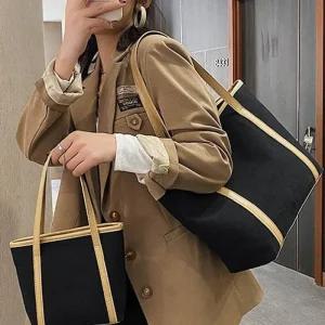 [룽스]캔버스백 F006115_(콤비세트)쇼퍼백 2개세트