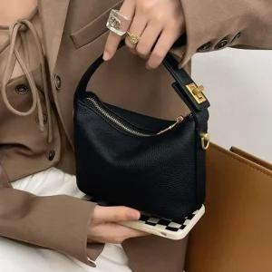 [룽스]버클 버킷백 장식 가벼운 손가방 크로스 끈