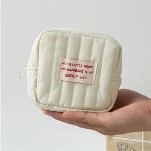 [룽스]사각 파우치 면파우치 여행 포켓 화장품