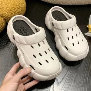 [룽스]여름신발 통굽 외출 샌들 조리 여자 슈