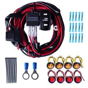 턴 시그널 로커 스위치 UTV 키트 골프 카트와 호환되는 암 Cfmoto 선구자 폴라리스 레인저 RZR 스트리트 법률 나란히 라이트