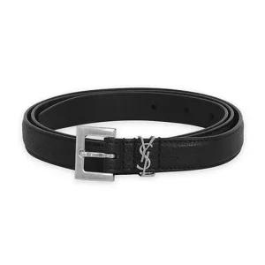 생로랑 생로랑 벨트 남성 모노그램 씬 2cm 612616 BRM0E 1000