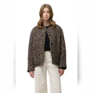 [롯데백화점]시슬리 레오파드 싱글 코트 SACT49561