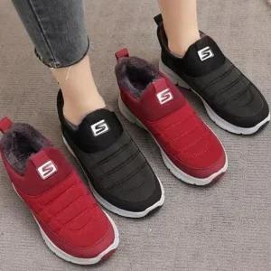 여성 컬러 데일리 발편한 겨울 털 스니커즈 털운동화 겨울운동화 캐주얼운동화 여성스니커즈