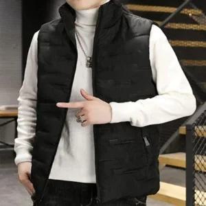 베스트 남성 경량 퀼팅 조끼 방한 패딩 겨울 쪼끼 남자 패딩 작업 겨울 아우터 경량 낚시 조끼