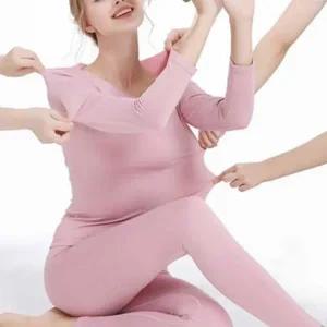 기모 겨울 세트 안감 여자 위아래 슬림 내복 긴팔 겨울이너웨어선물 기모내복세트 여자내복세트