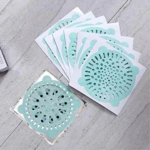 [마이모노샵] 욕실 배수구 머리카락 막힘방지 스티커 10p 세트 5개