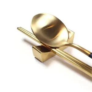 [마이모노샵] 식당 골드 금색 엔틱 빈티지 수저 젓가락 받침대 주방