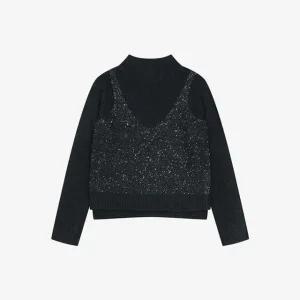 [갤러리아] [SI]뷔스티에 레이어드 글리터 니트(SHL2496YUU)