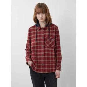 [갤러리아] 올리비아로렌 아우터형 체크 블라우스 VVBNL3W9171