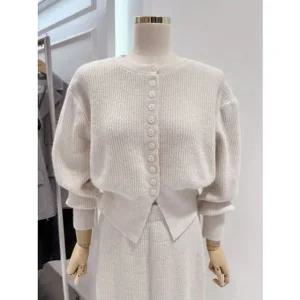 [갤러리아] [ab.f.z]골지 셋업 라운드넥 가디건(ATA1HYZ1A)