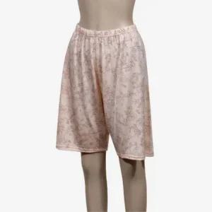 여성 플라워 나염 인견 5부 슬립 바지