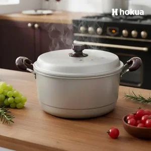 호쿠아 에샤로트 항공냄비 찜솥 24cm / 일본냄비 / 알루마이트