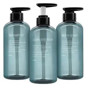 욕실디스펜서 욕실 대용량 리필 통 용기 3종 청록색