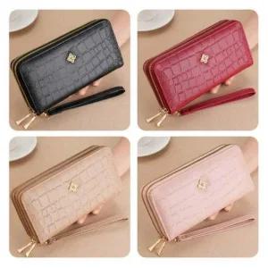 수남 공간 넉넉한 다용도 핸드 클러치 투지퍼 지갑