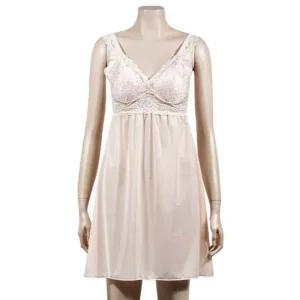 하고 여성스러운 실루엣 패드일체형 여성 레이스 슬립