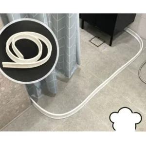 1m 높이5cm 실리콘 욕실 바닥 물막이 부착 접착식 샤