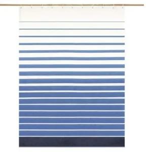 샤워커튼 예쁜 방수 스트라이프 욕조 커텐 중형
