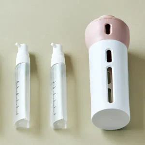 [롯데백화점]브라이튼 브라이튼 여행용 4IN1 트래블 보틀 휴대용 공병 세트 샴푸 화장품로션