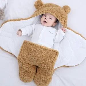 [RG5662Q4]곰돌이 양털 보낭 겉싸개 204539