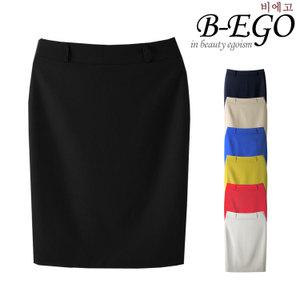 634BG_신축성 좋은 스판 H라인 스커트