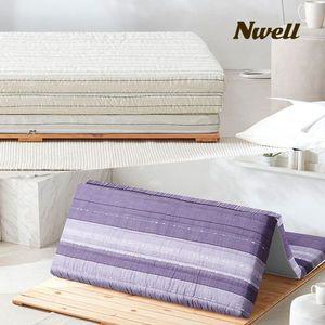 [NS홈쇼핑]느웰 3단 접이식 순면 토퍼 매트리스 커버 5cm~7.5cm 슈퍼싱글..[33642125]