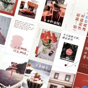 감성 컬러 엽서 모음 장밋빛