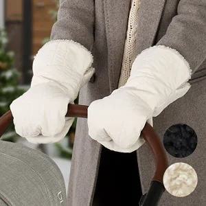 롱핸드머프 유모차장갑 워머 방한 손잡이커버 털 겨울_WD469D4