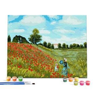 [아트박스]/아이러브페인팅 DIY캔버스형 그림그리기 40x50cm 모네-양귀비밭