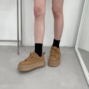 [다잇템]여자 데일리 캐주얼 플랫폼 통굽 슈즈 운동화
