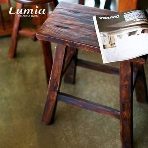 벤자민 원목 빈티지 스툴의자 원목의자