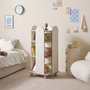 히트가구 C31255 3단 낮은 회전 이동 책장 472 1color