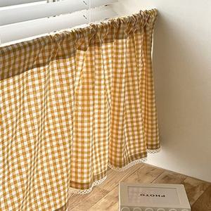 모던 체크바란스 1개 옐로우