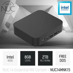 ⓒ ASUS NUC 14 Essential Mill Canyon NUC14MNK15 8GB 2TB / 사무용 인강용 산업용 미니PC