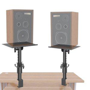 [기타]우퍼 받침대 스피커 스탠드 데스크 거치대 클램프2개 (WFH2450)