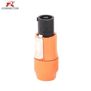 방수 파워콘 커넥터 NAC3FCA 전원 플러그 오렌지 색상 20A 3 핀 1PC