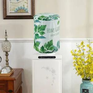 나뭇잎 커버 정수기 생수통 천 물통 덮개