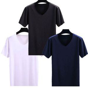 [FO] 남성 V넥 기능성 심리스 반팔티 1+1 쿨링 반팔 아이스쿨 깔끔한 핏 이너웨어 빅사이즈 무봉제 티셔츠
