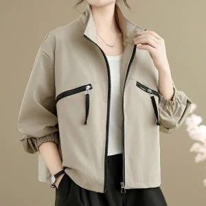 [하프클럽/]루지퍼 지퍼포인트 루즈핏 점퍼 blk003146