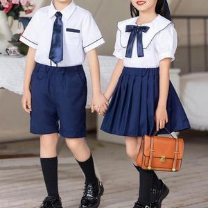 합창단 하복세트 단복 반팔 유치원복 교복 네이비라인