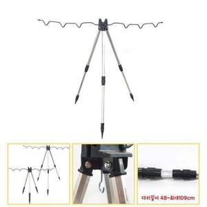 접이식 높이조절 바다 민물 낚시대 받침대-7구