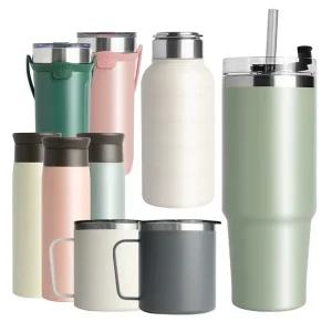 단일가 텀블러스텐머그컵스텐보틀 대용량빨대텀블러 캠핑등산컵 보온병
