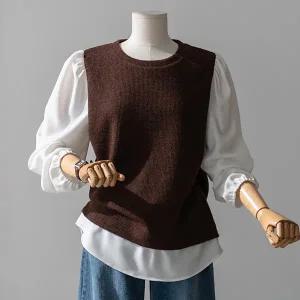 (안나앤플러스) 리즈 셔링 블라우스[셔츠CSU33] 빅사이즈