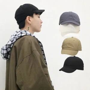 착시모자 얼굴이 작아보이는 여름 커플 심플 무지 숏캡